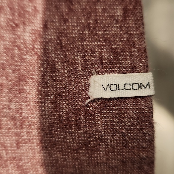 Volcom since 1991 Women's sz L (14) Striped Sweatshirt w/hoodie - Picture 3 of 4